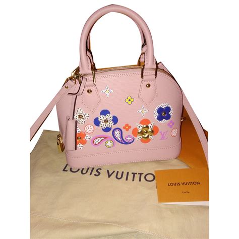 louis vuitton alma bb pink